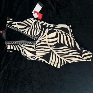 Sofia by Sofia Vergara Black and White Swimsuit